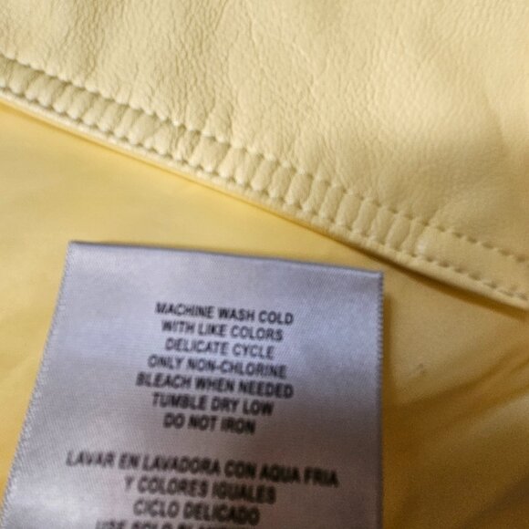 Levi Faux Leather Moto Jacket Size XL - Picture 11 of 15